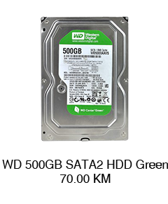 WD 500GB SATA2 HDD Green